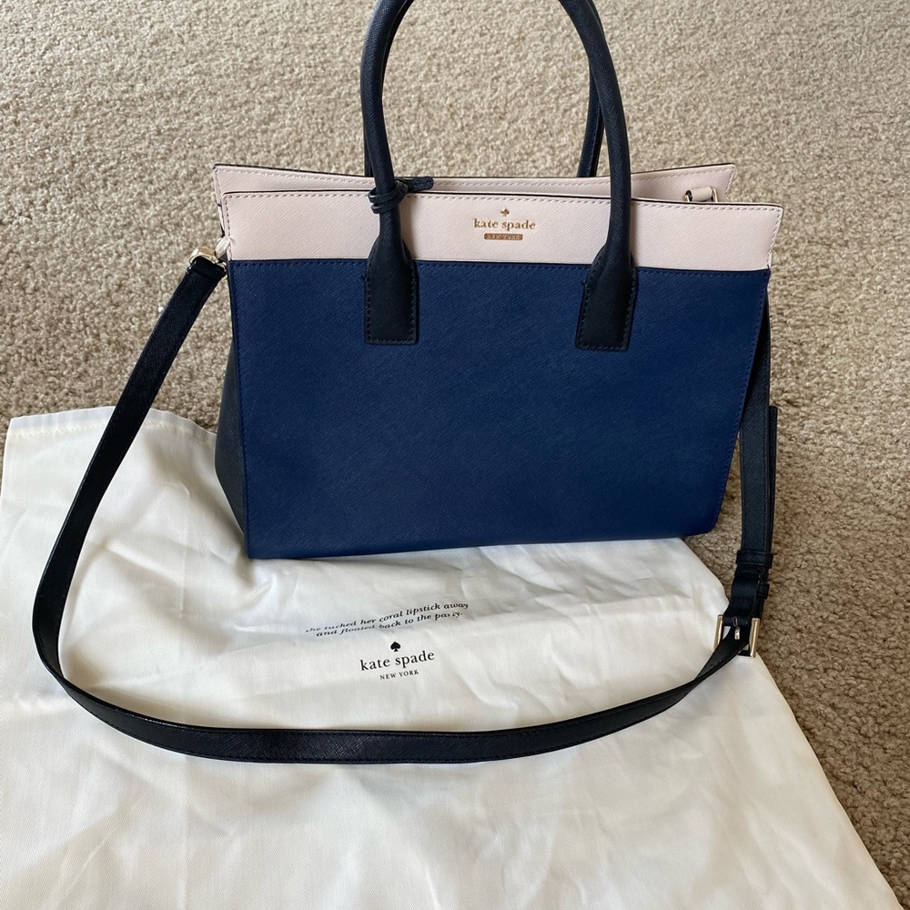 Kate Spade Tricolor purse with crossbody